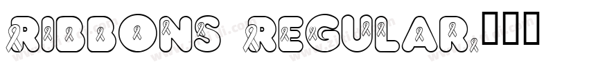 Ribbons Regular字体转换